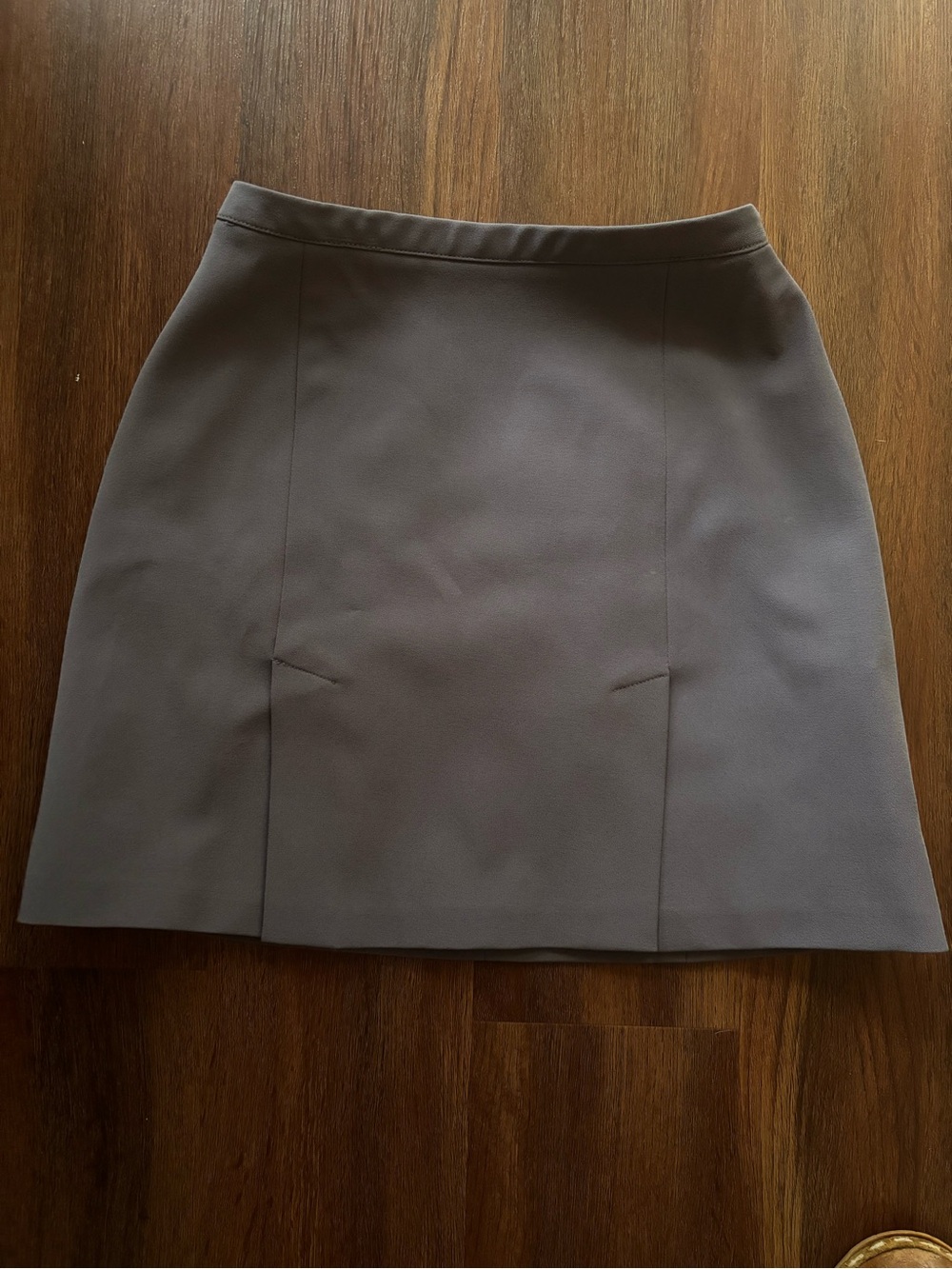 Vintage 90s Laundry By Shelli Segal A-Line Skirt in Lavender Grey